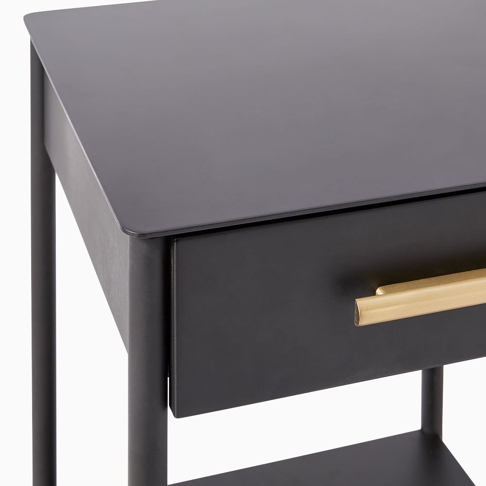 West elm cheap metal nightstand
